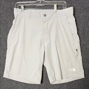 The North Face Men's Gray Athletic Shorts Flashdry 32